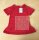 Handgestricktes Babykleid 0-3 Monate Rot