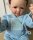 Cardigan for Boys Organic cotton 0-4 Months Blue