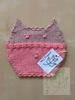 Schmusetuch Baby Spielzeug Katze  Bio Baumwolle