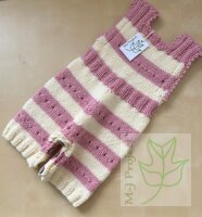 Baby Strampler Mädchen 4-12 Monate  Rosa Ekrü