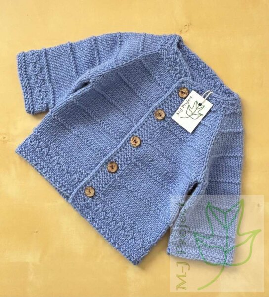 Strickjacke Baby Märchen in Blau