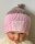 Baby Hat “Acorn in Pink and Beige” 0-6 Months