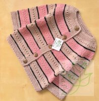 Strickjacke Mädchentraum Altrosa Beige 4 bis 6 Jahre