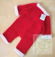 Babystrampler Weihnachtsmann 3 -12 Monate