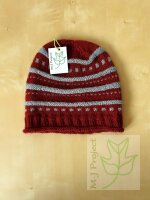 Handgestrickte Mütze für Damen, Terra...