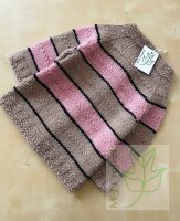 Strickjacke Mädchentraum Altrosa Beige 6 bis 12 Monate