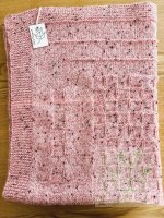Handmade baby blanket pink