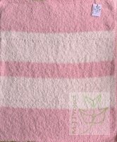 Handgestrickte Babydecke Soft Pfirsichrosa