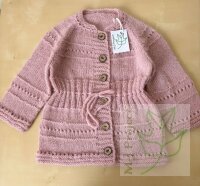 Strickjacke Mädchen 1-2 Jahre elegant rosa