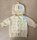 Strickjacke mit Mütze Baby 0-3 Monate Ekrü