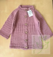 Strickjacke Mädchen 1-2 Jahre Baumwolle lila