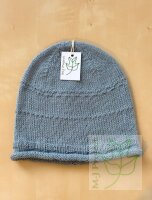 Beanie Mütze Damen elegant Grün grau